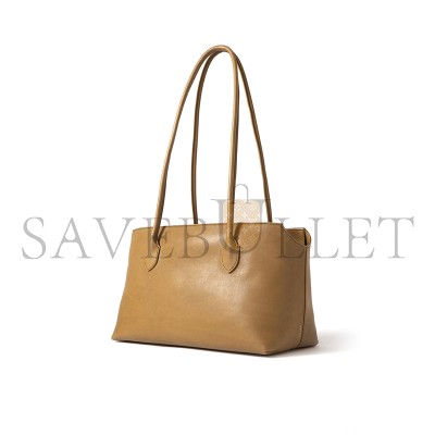 THE ROW TERRASSE LEATHER TOTE W1292L72MUSHG (33*20.3*17.8cm)